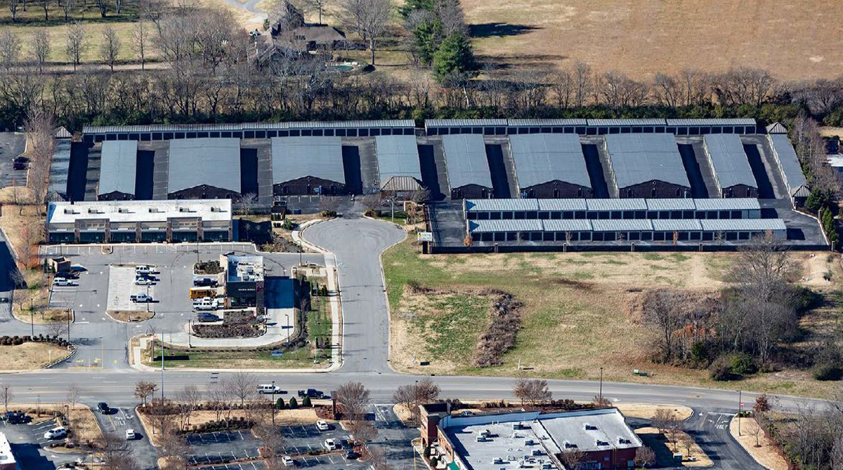UTEX Storage facility aerial photograph